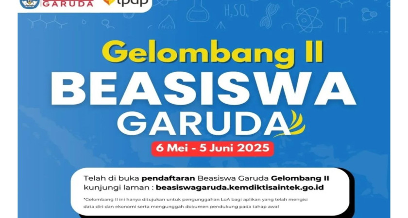 Beasiswa Garuda Gelombang 2 Dibuka, Kuliah S1 Gratis ke Luar Negeri