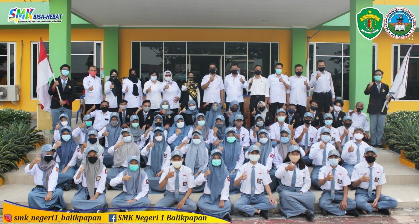 Pelantikan Pengurus Osis SMK Negeri 1 Balikapan Periode 2020/2021